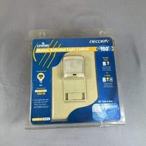 Leviton Decorah Motion Activated Light Control 400VA Ivory RO1-PR180-1LI